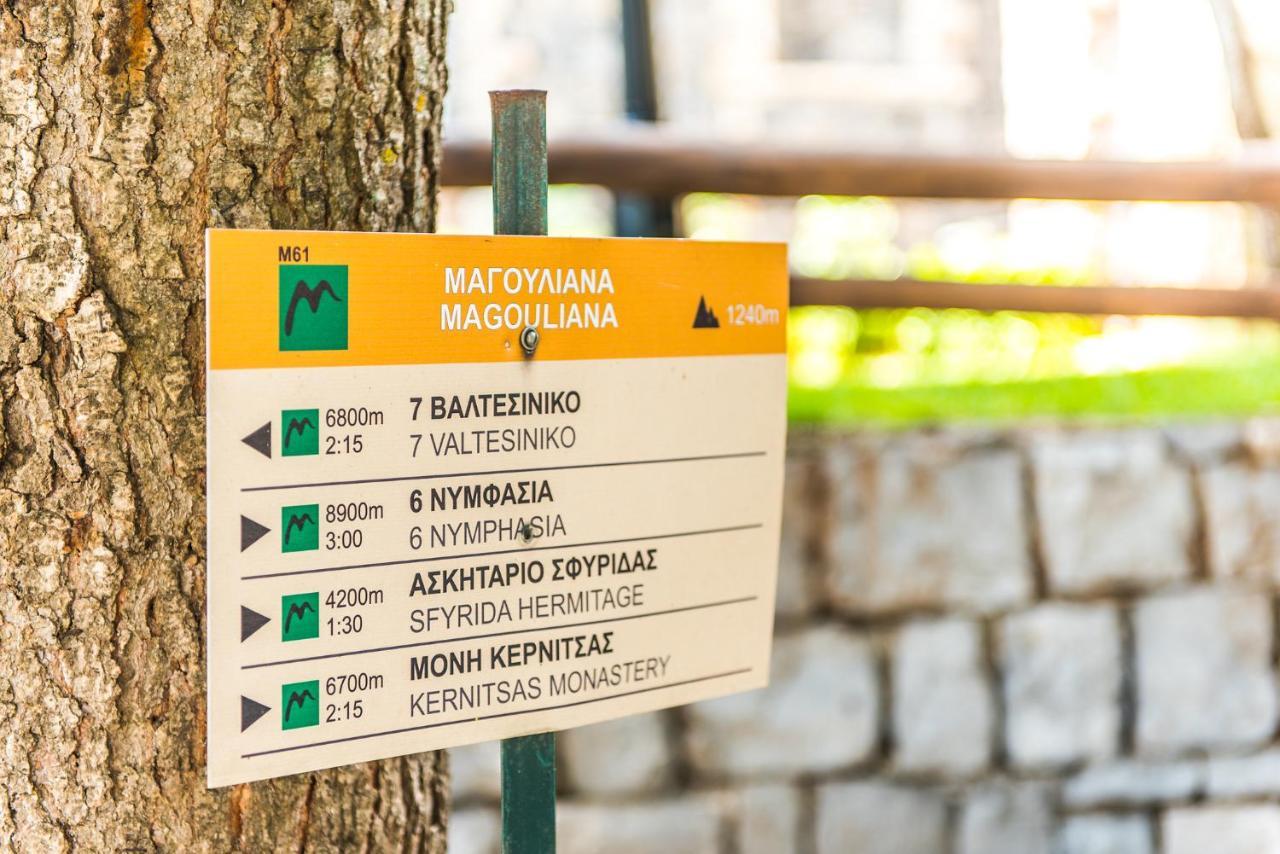 Apartmán «Σκλάβας Χνάρι» Παραδοσιακός Ξενώνας Magouliana Exteriér fotografie